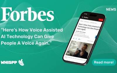 Whispp verandert communicatie met baanbrekende AI-technologie, meldt Forbes