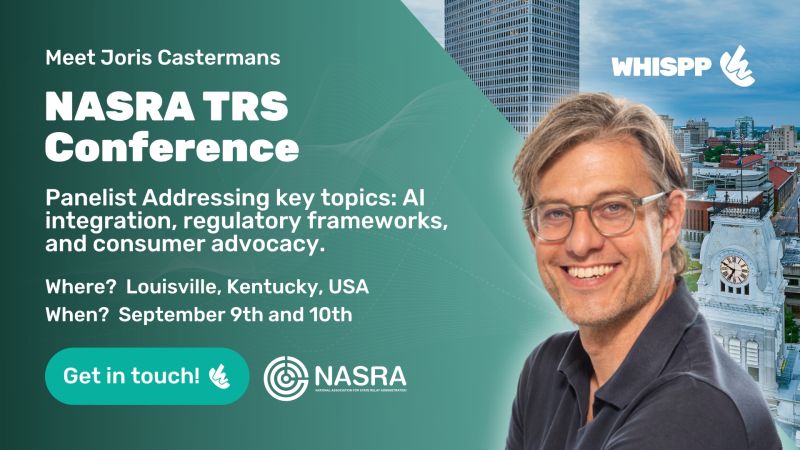 Whispp Joins the NASRA TRS Conference to Discuss the Future of Accessibility Technology