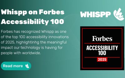 Whispp Secures a Place on Forbes 2025 Accessibility 100 List