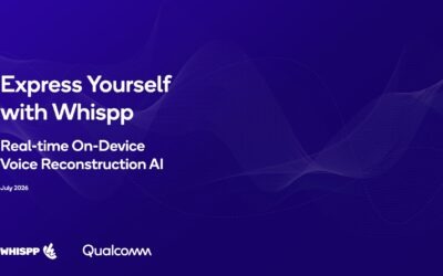 How Whispp and Qualcomm Brought Voice Reconstruction AI to Snapdragon X Elite